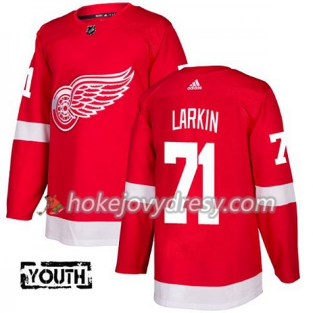 Dětské Hokejový Dres Detroit Red Wings Dylan Larkin 71 Červená 2017-2018 Adidas Authentic